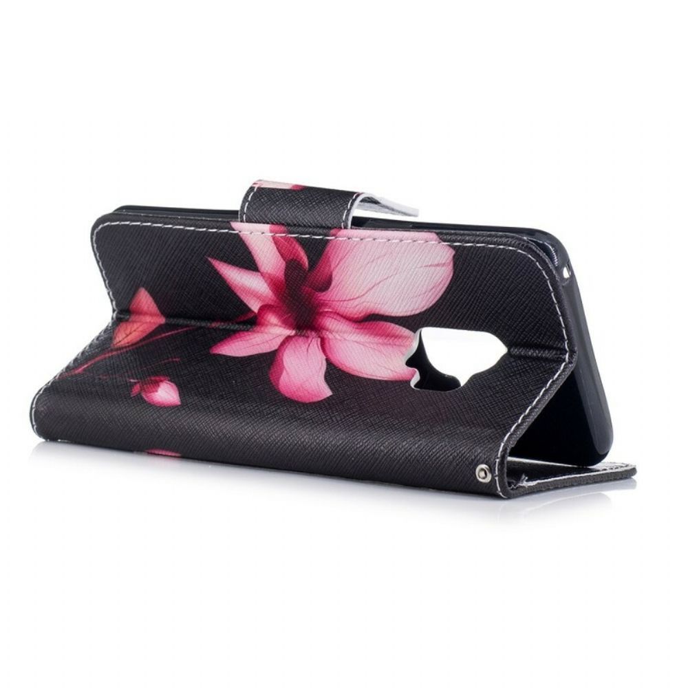 Flip Case Für Samsung Galaxy S9 Rosa Blume