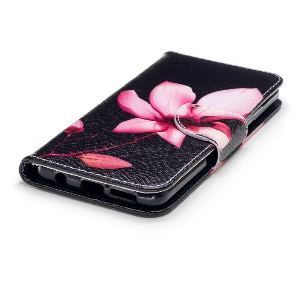 Flip Case Für Samsung Galaxy S9 Rosa Blume