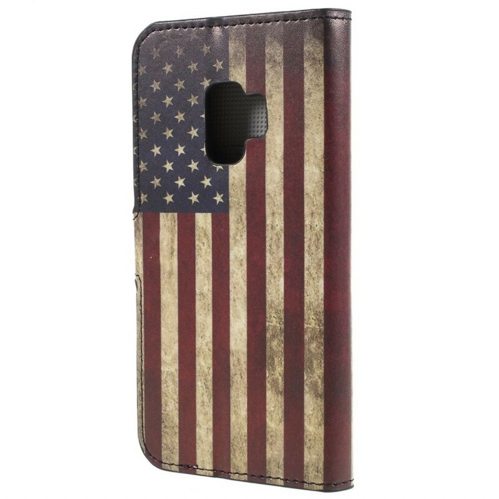 Flip Case Für Samsung Galaxy S9 Usa-flagge