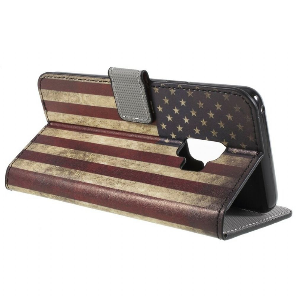 Flip Case Für Samsung Galaxy S9 Usa-flagge