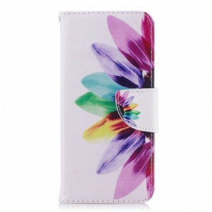 Lederhüllen Für Samsung Galaxy S9 Aquarell Blume