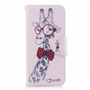 Lederhüllen Für Samsung Galaxy S9 Nerdige Giraffe