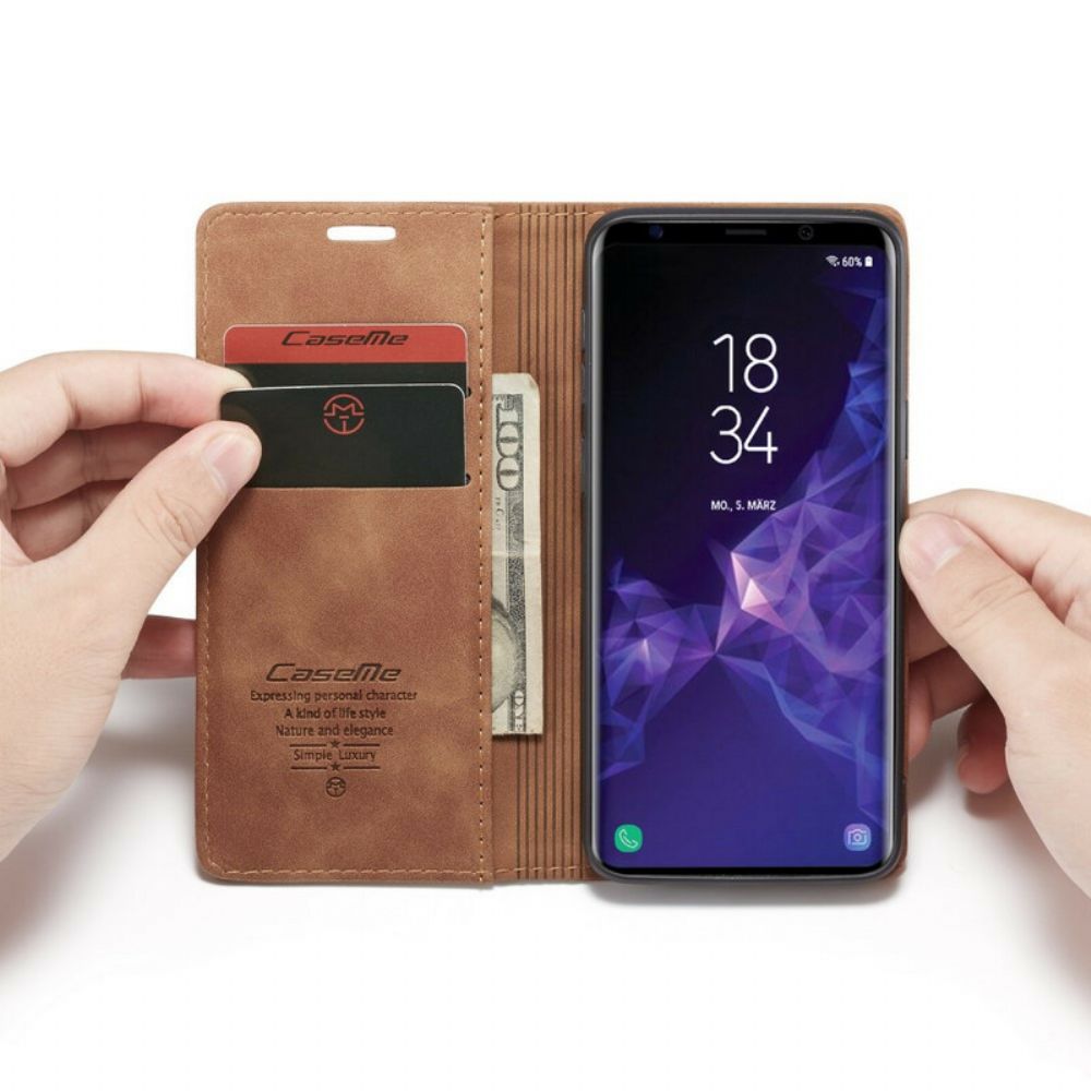 Schutzhülle Für Samsung Galaxy S9 Flip Case Caseme Kunstleder