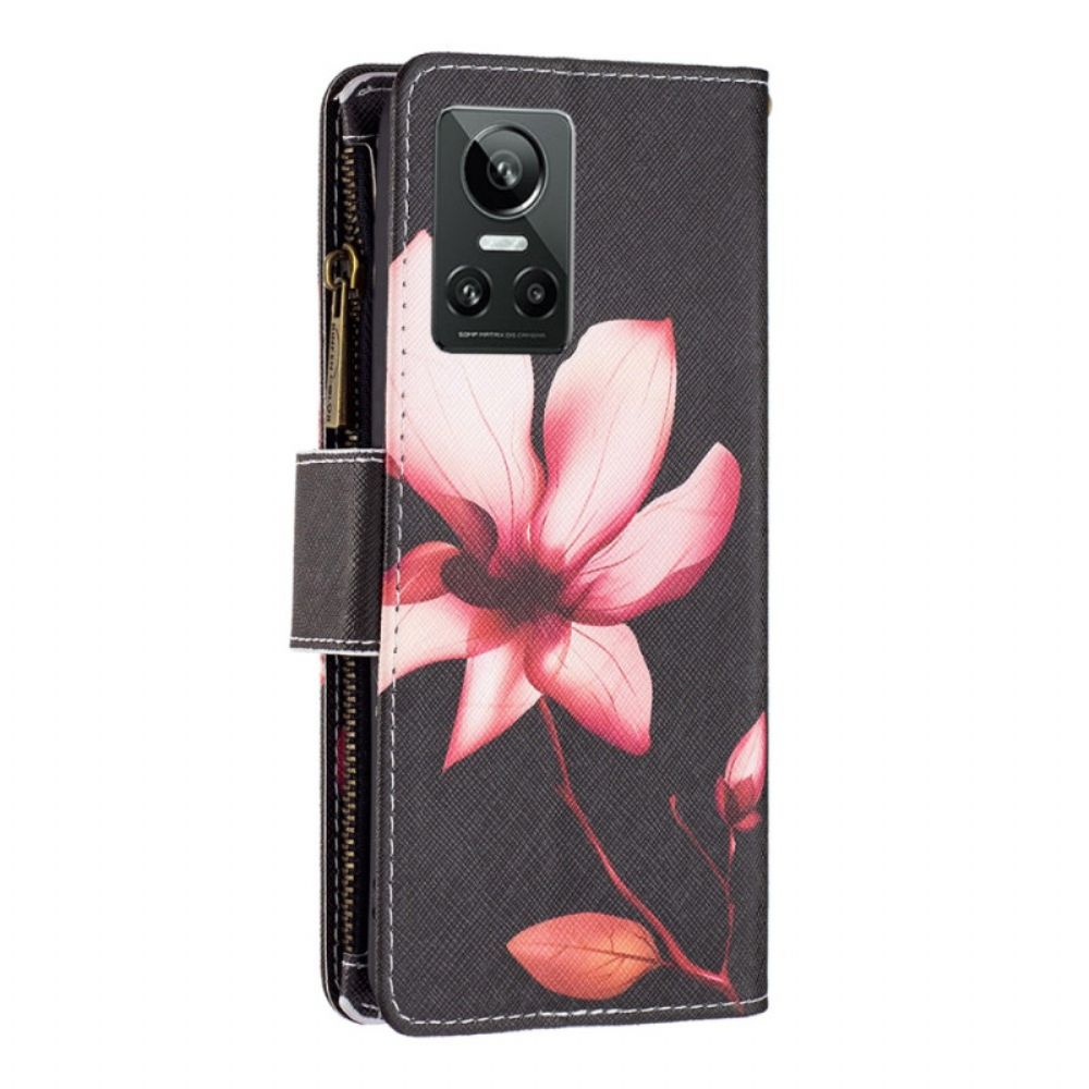 Flip Case Für Realme GT Neo 3 Rosenblatt