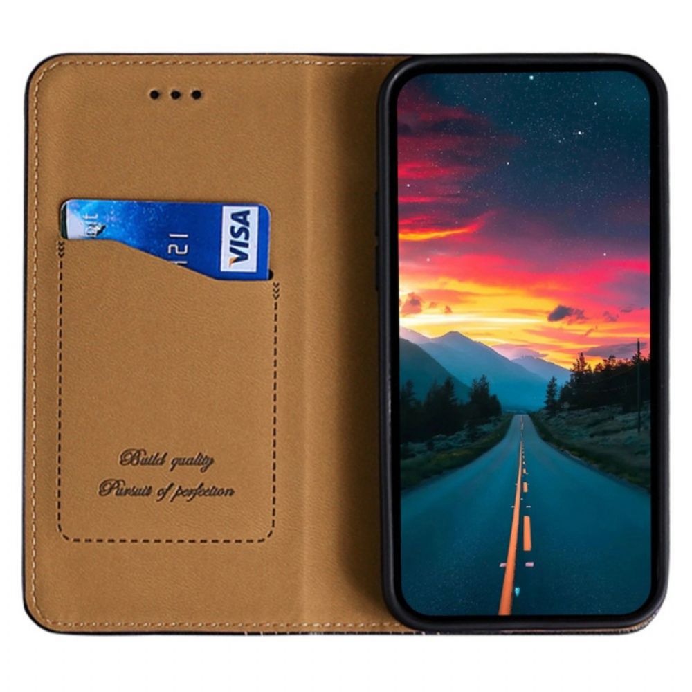 Schutzhülle Für Realme GT Neo 3 Flip Case Denimstruktur