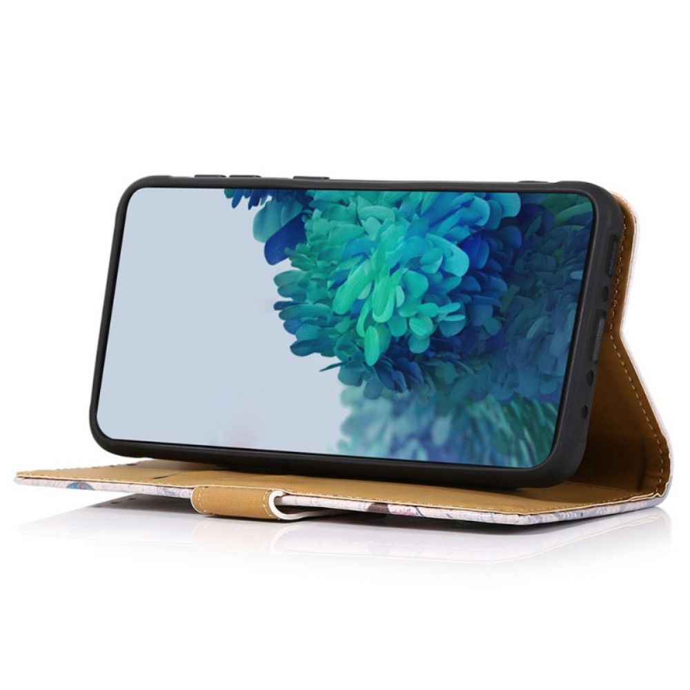 Flip Case Für Samsung Galaxy A03 Core Blühender Baum