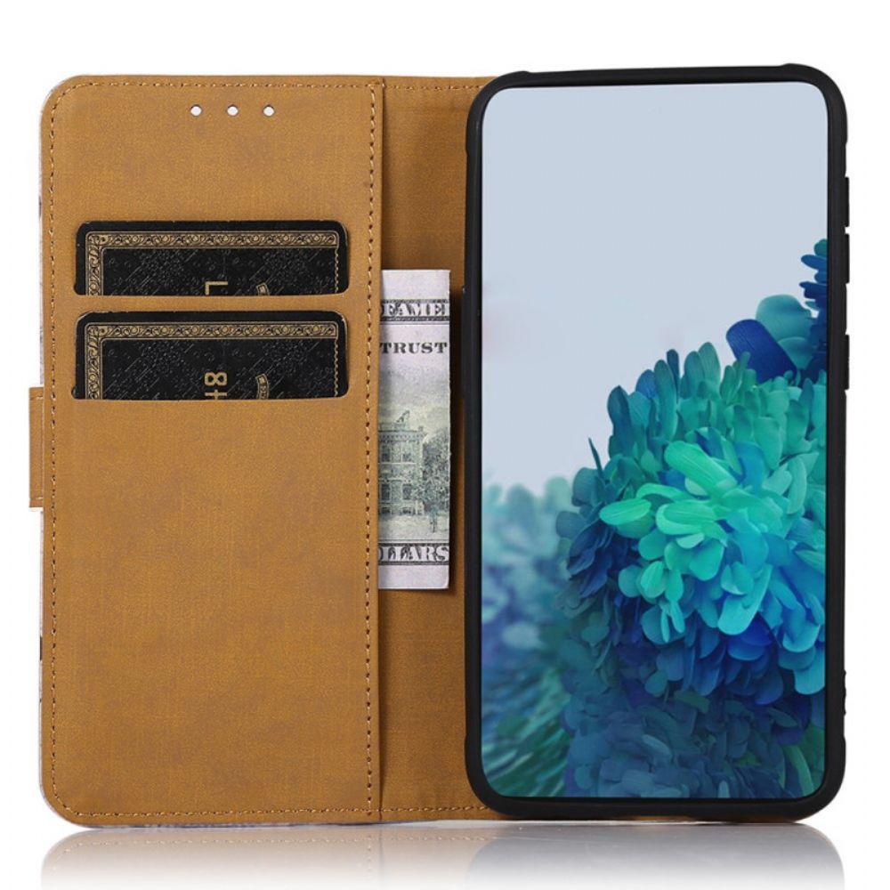 Flip Case Für Samsung Galaxy A03 Core Blühender Baum