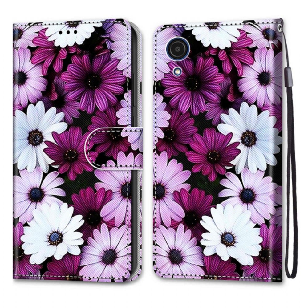 Flip Case Für Samsung Galaxy A03 Core Blumenwunder