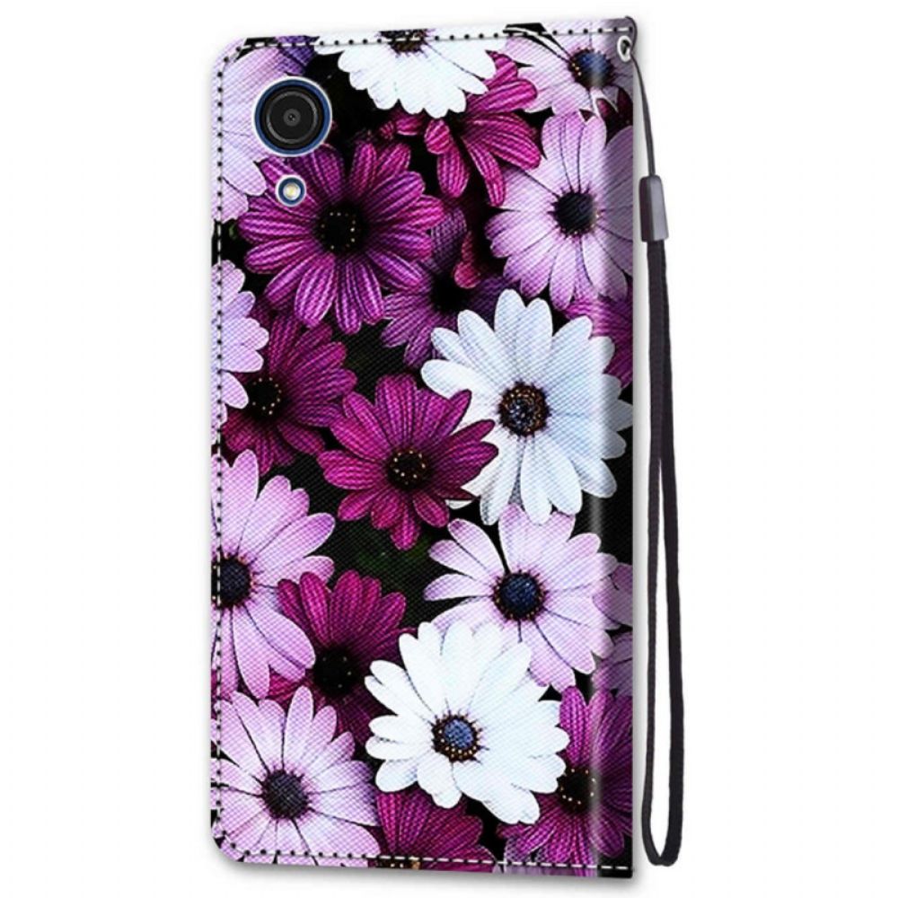 Flip Case Für Samsung Galaxy A03 Core Blumenwunder