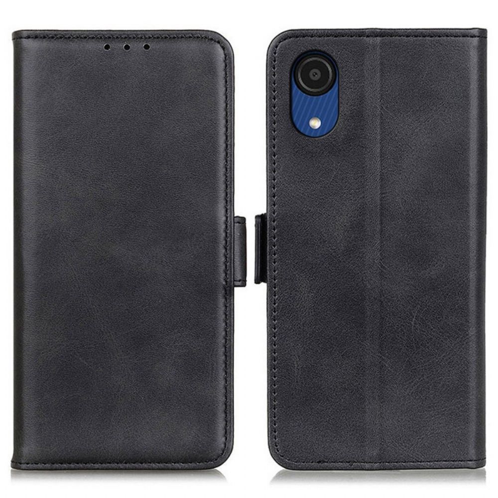 Flip Case Für Samsung Galaxy A03 Core Flip Case Doppelklappe