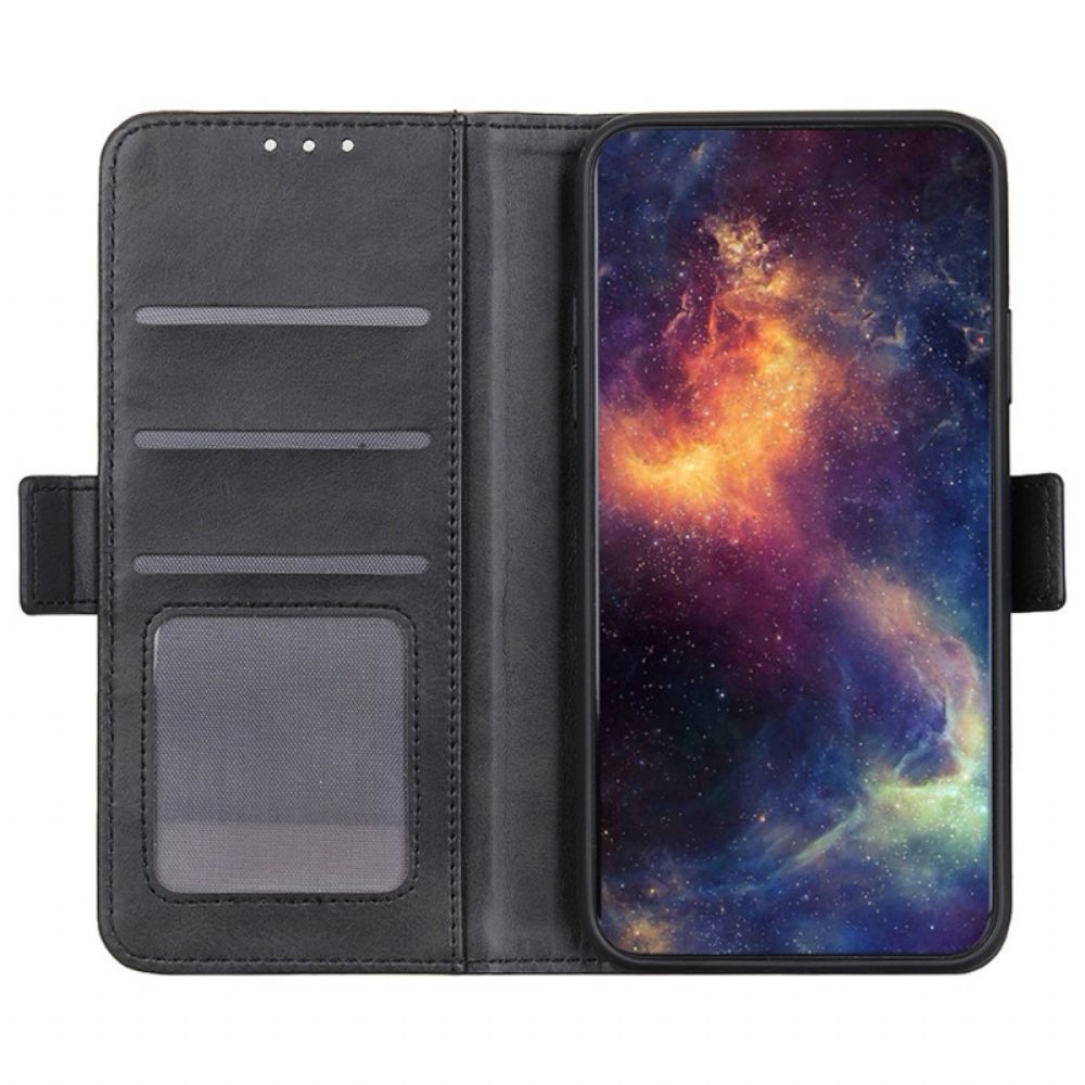 Flip Case Für Samsung Galaxy A03 Core Flip Case Doppelklappe