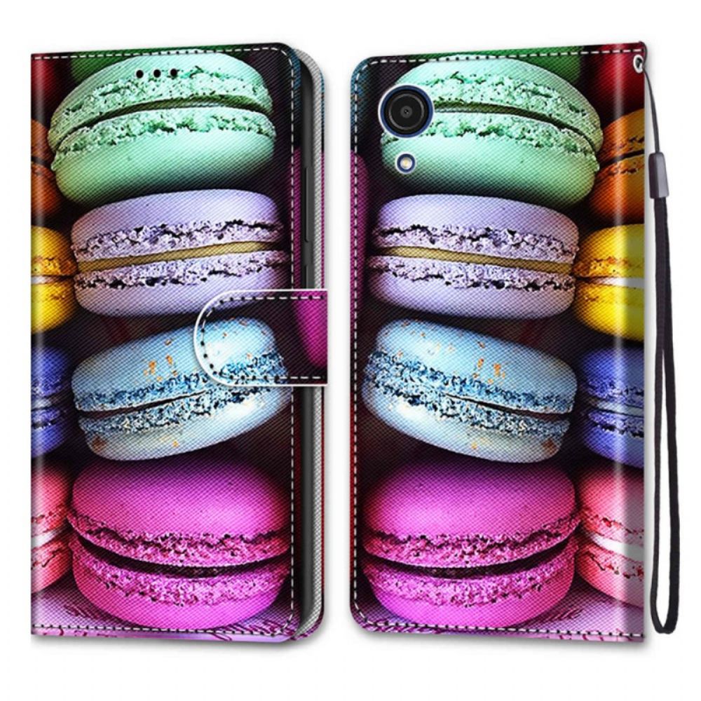 Flip Case Für Samsung Galaxy A03 Core Makronen