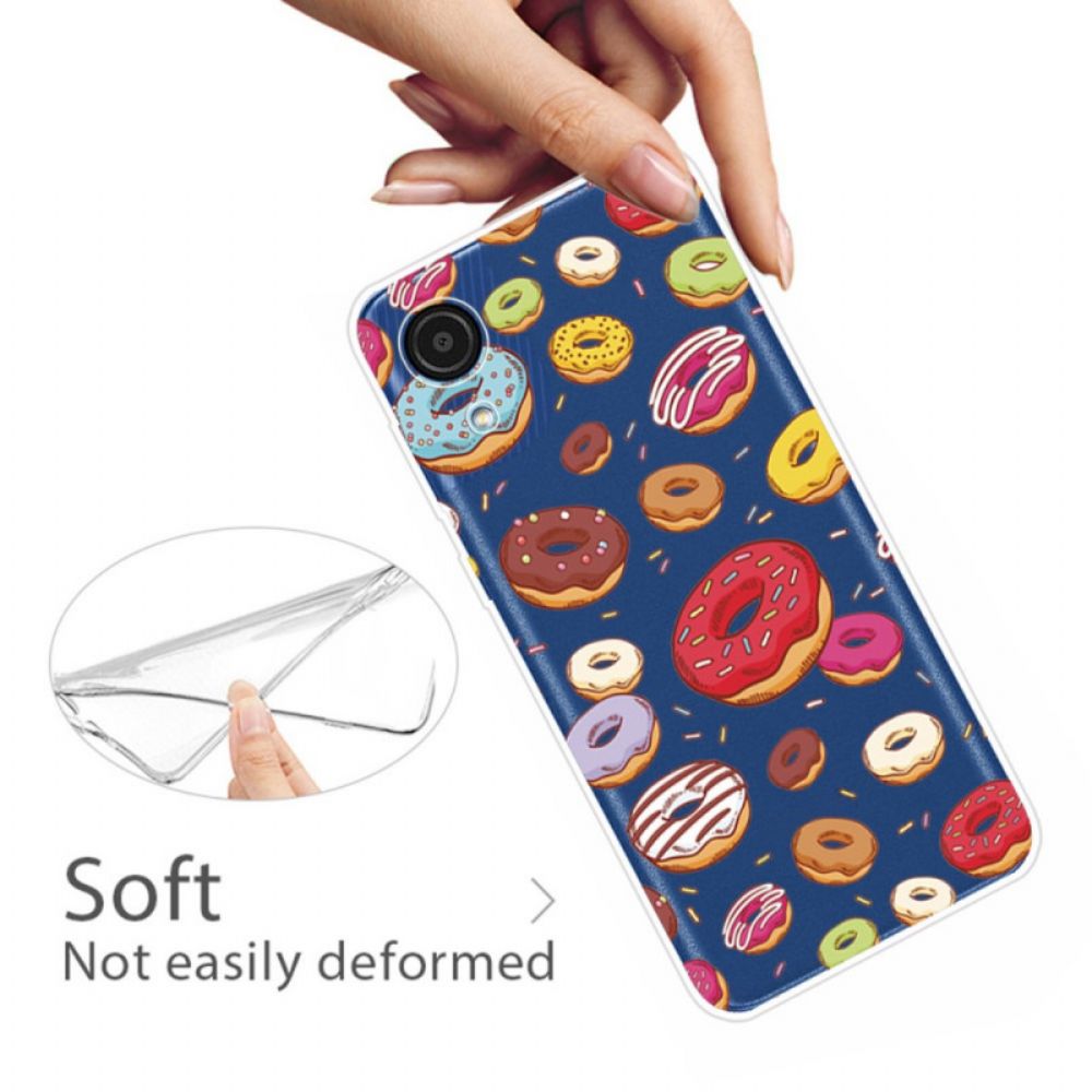 Hülle Für Samsung Galaxy A03 Core Liebe Donuts