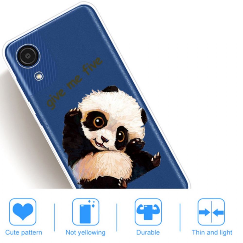 Hülle Für Samsung Galaxy A03 Core Panda Gib Mir Fünf