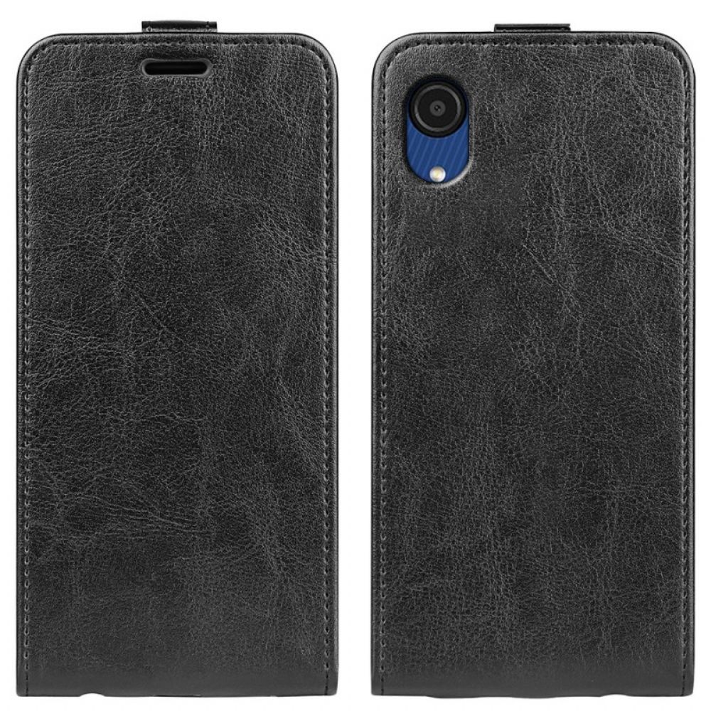 Lederhüllen Für Samsung Galaxy A03 Core Flip Case Vertikale Klappe In Lederoptik