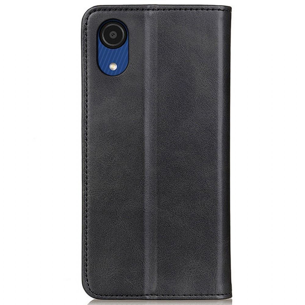 Schutzhülle Für Samsung Galaxy A03 Core Flip Case Elegance Spaltleder