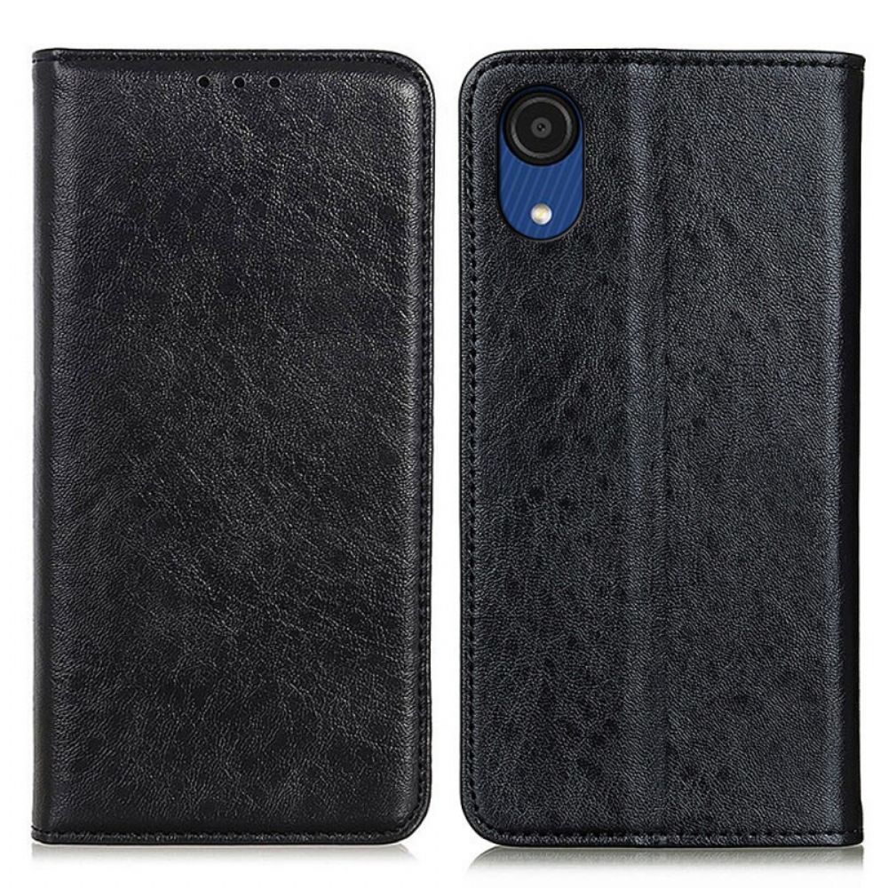 Schutzhülle Für Samsung Galaxy A03 Core Flip Case Lederstruktur