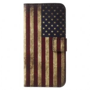 Flip Case Für Honor 9 Us-flagge