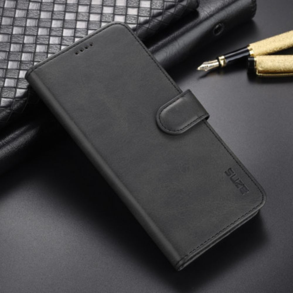 Flip Case Für Oppo Reno 6 5G Azns Ledereffekt