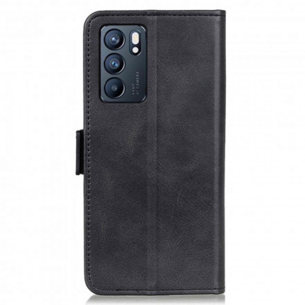 Flip Case Für Oppo Reno 6 5G Flip Case Doppelklappe