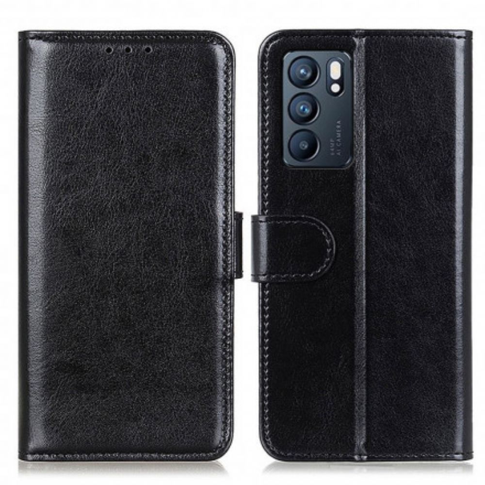 Flip Case Für Oppo Reno 6 5G Eisige Finesse