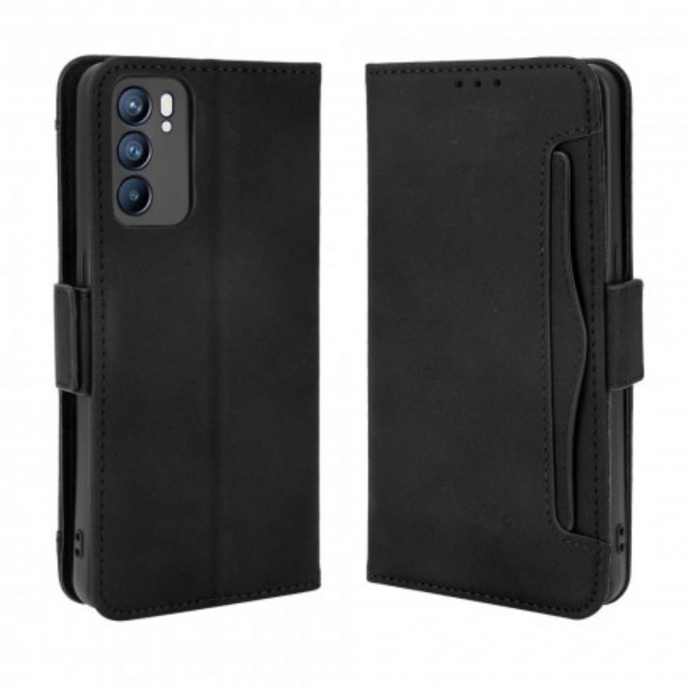 Flip Case Für Oppo Reno 6 5G Erstklassige Multi-karte