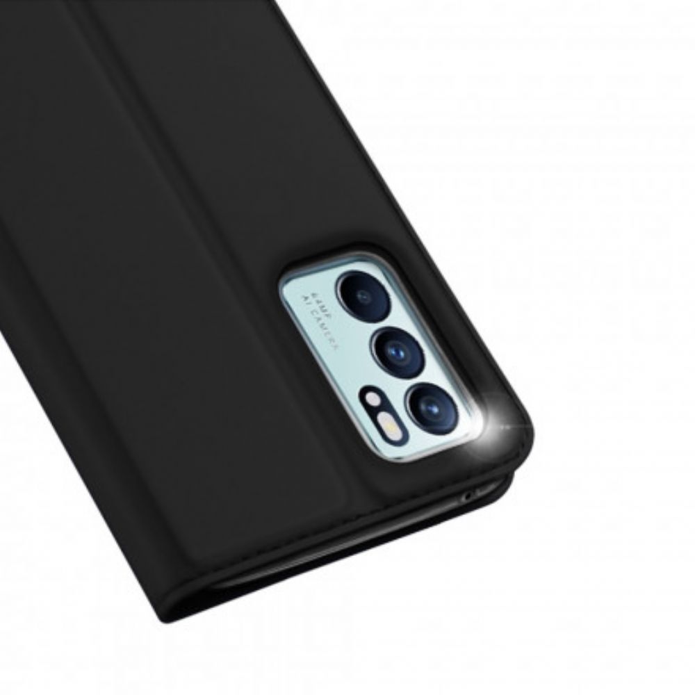 Schutzhülle Für Oppo Reno 6 5G Flip Case Magnet Dux Ducis