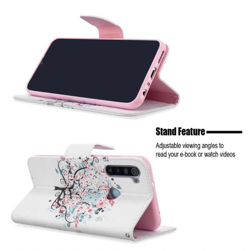 Flip Case Für Xiaomi Redmi Note 8T Blumiger Baum