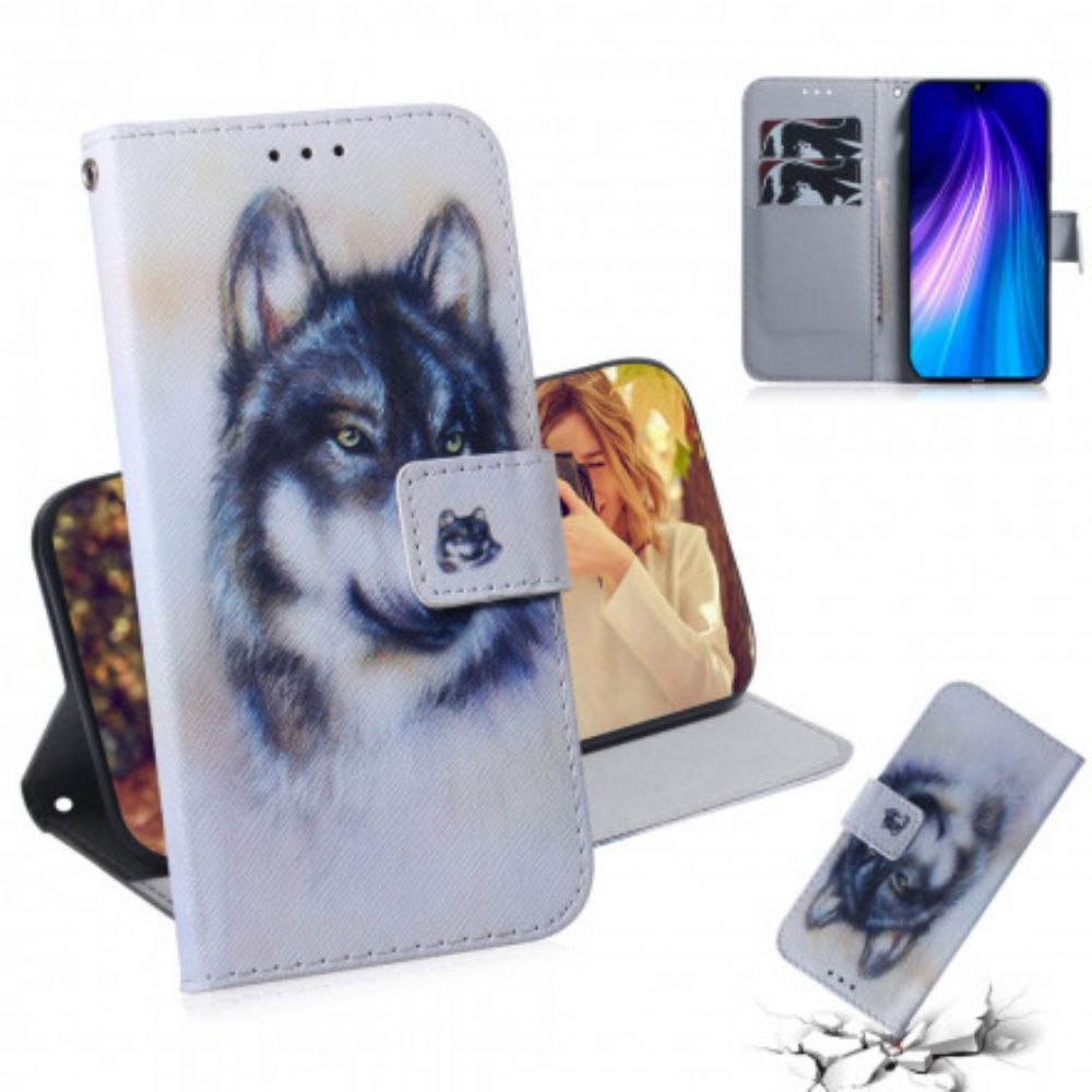 Flip Case Für Xiaomi Redmi Note 8T Hundeblick