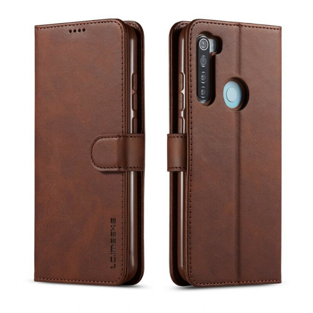 Flip Case Für Xiaomi Redmi Note 8T Lc.imeeke Ledereffekt