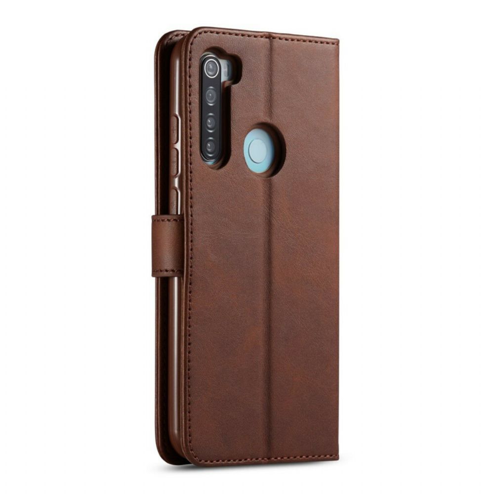 Flip Case Für Xiaomi Redmi Note 8T Lc.imeeke Ledereffekt