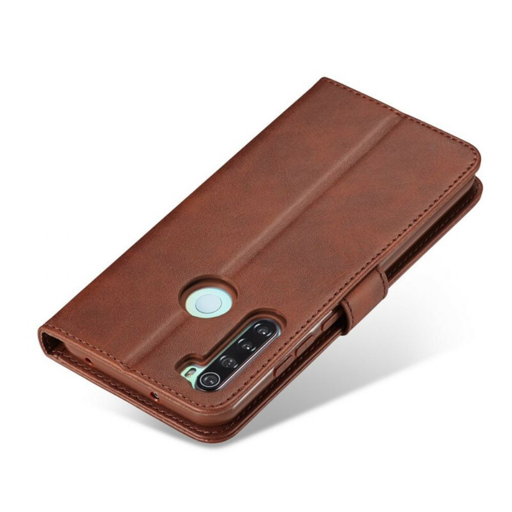 Flip Case Für Xiaomi Redmi Note 8T Lc.imeeke Ledereffekt