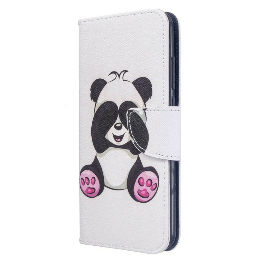 Flip Case Für Xiaomi Redmi Note 8T Panda-spaß