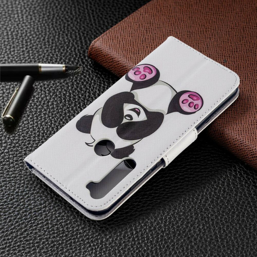 Flip Case Für Xiaomi Redmi Note 8T Panda-spaß