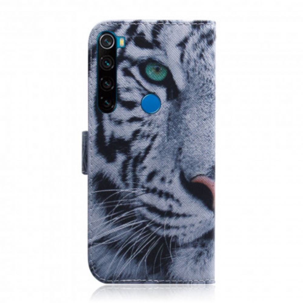 Flip Case Für Xiaomi Redmi Note 8T Tigergesicht