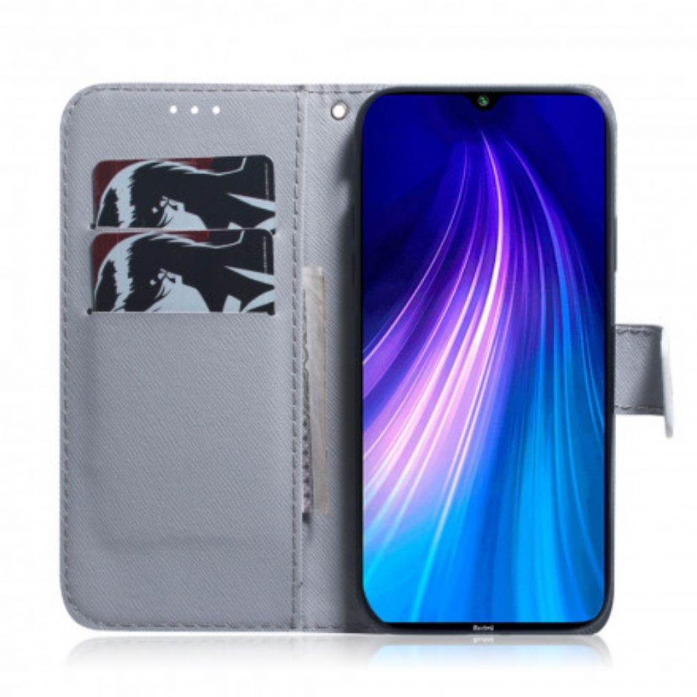 Flip Case Für Xiaomi Redmi Note 8T Tigergesicht