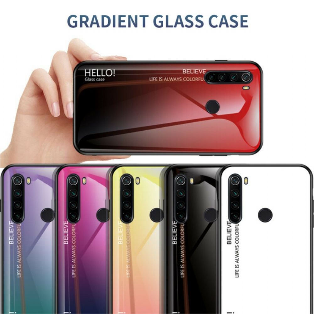 Handyhülle Für Xiaomi Redmi Note 8T Hallo Tempered Glass