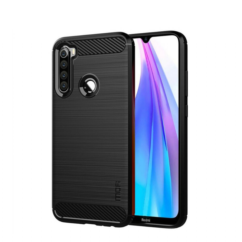 Handyhülle Für Xiaomi Redmi Note 8T Mofi Gebürstete Kohlefaser