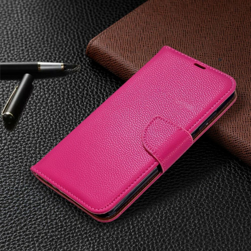 Lederhüllen Für Xiaomi Redmi Note 8T Flip Case Litschi-klappe Schräg