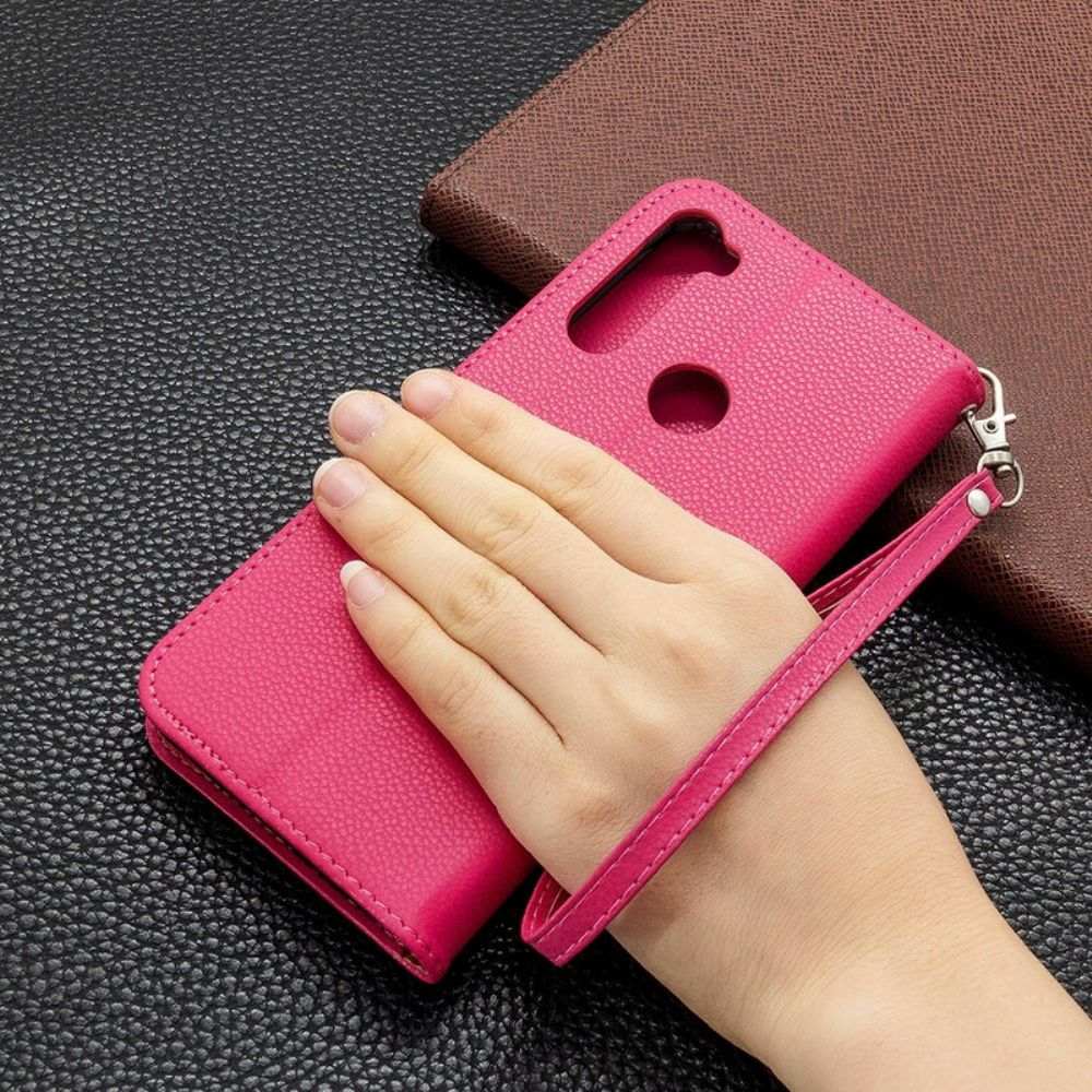 Lederhüllen Für Xiaomi Redmi Note 8T Flip Case Litschi-klappe Schräg