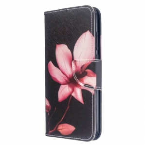 Lederhüllen Für Xiaomi Redmi Note 8T Rosa Blume