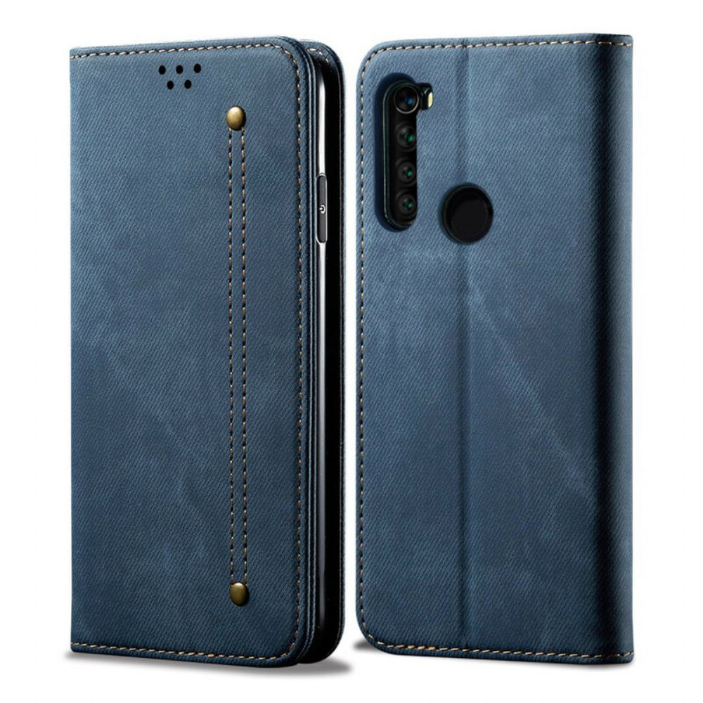 Schutzhülle Für Xiaomi Redmi Note 8T Flip Case Jeansstoff