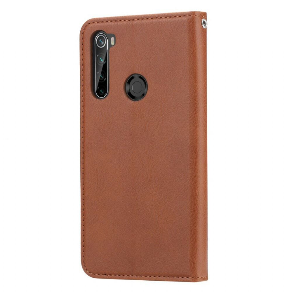 Schutzhülle Für Xiaomi Redmi Note 8T Flip Case Kartenetui Aus Kunstleder