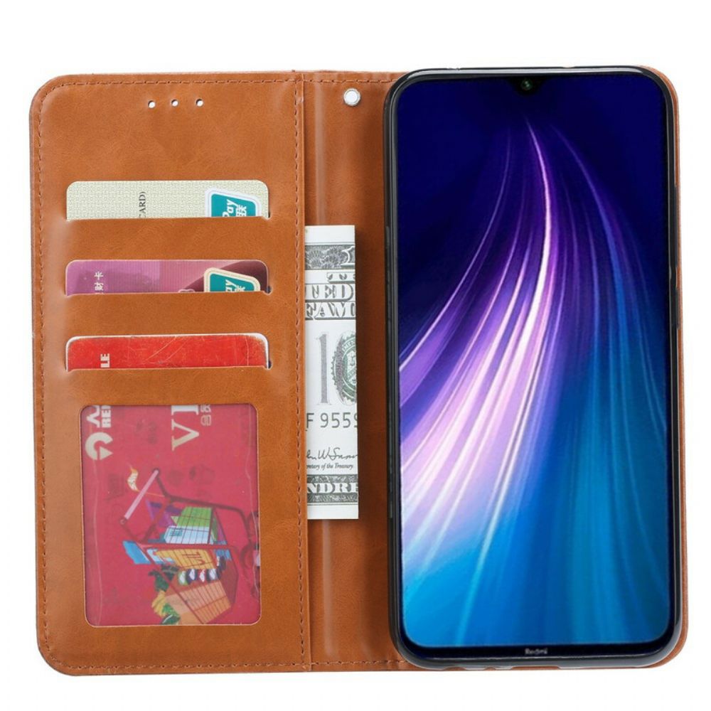 Schutzhülle Für Xiaomi Redmi Note 8T Flip Case Kartenetui Aus Kunstleder