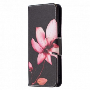 Flip Case Für Poco M3 Rosa Blume