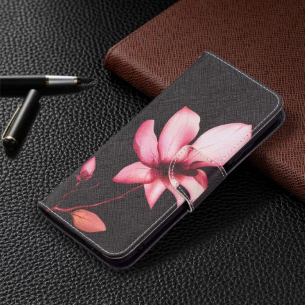 Flip Case Für Poco M3 Rosa Blume