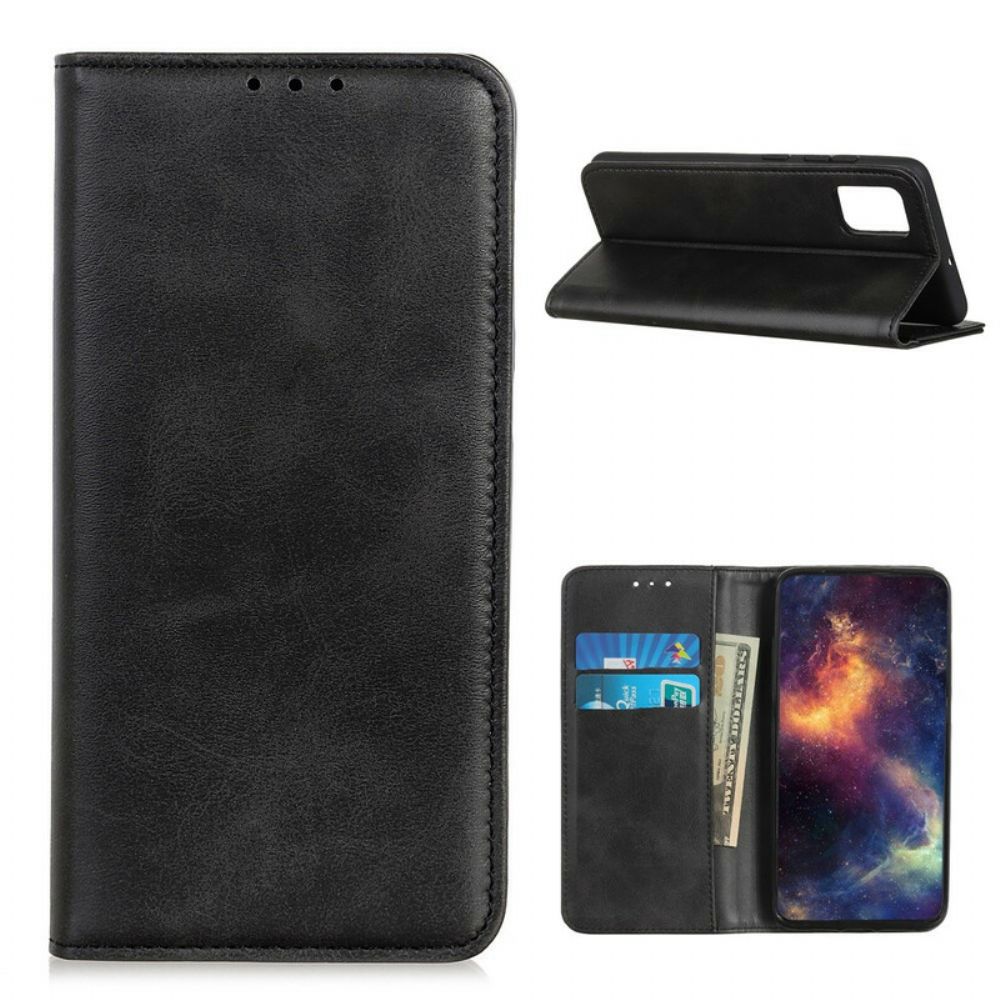 Schutzhülle Für Poco M3 Flip Case Elegance Spaltleder