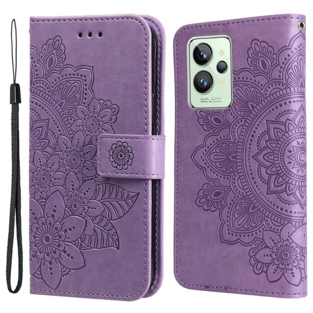 Flip Case Für Realme GT2 Pro Mit Kordel Tanga-mandala