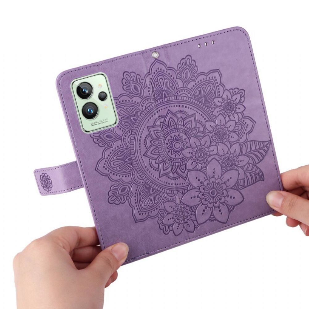 Flip Case Für Realme GT2 Pro Mit Kordel Tanga-mandala