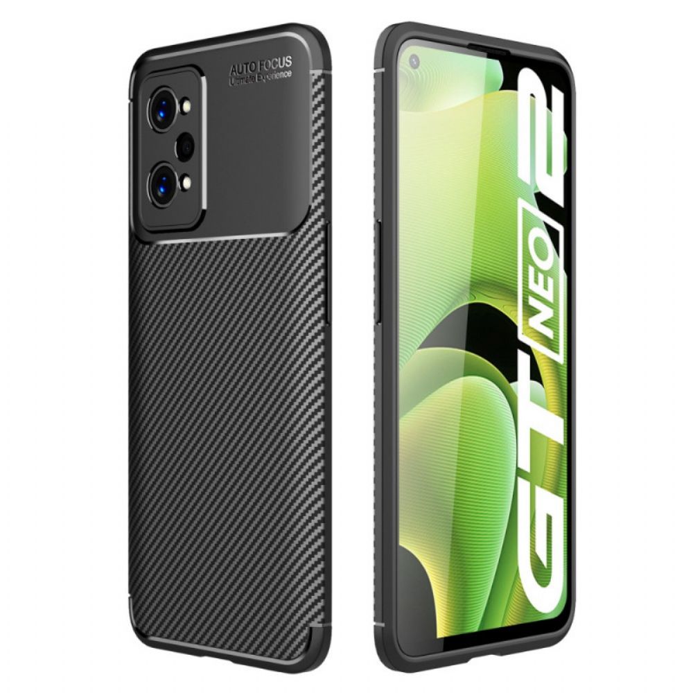 Hülle Für Realme GT2 Pro Flexible Kohlefaser